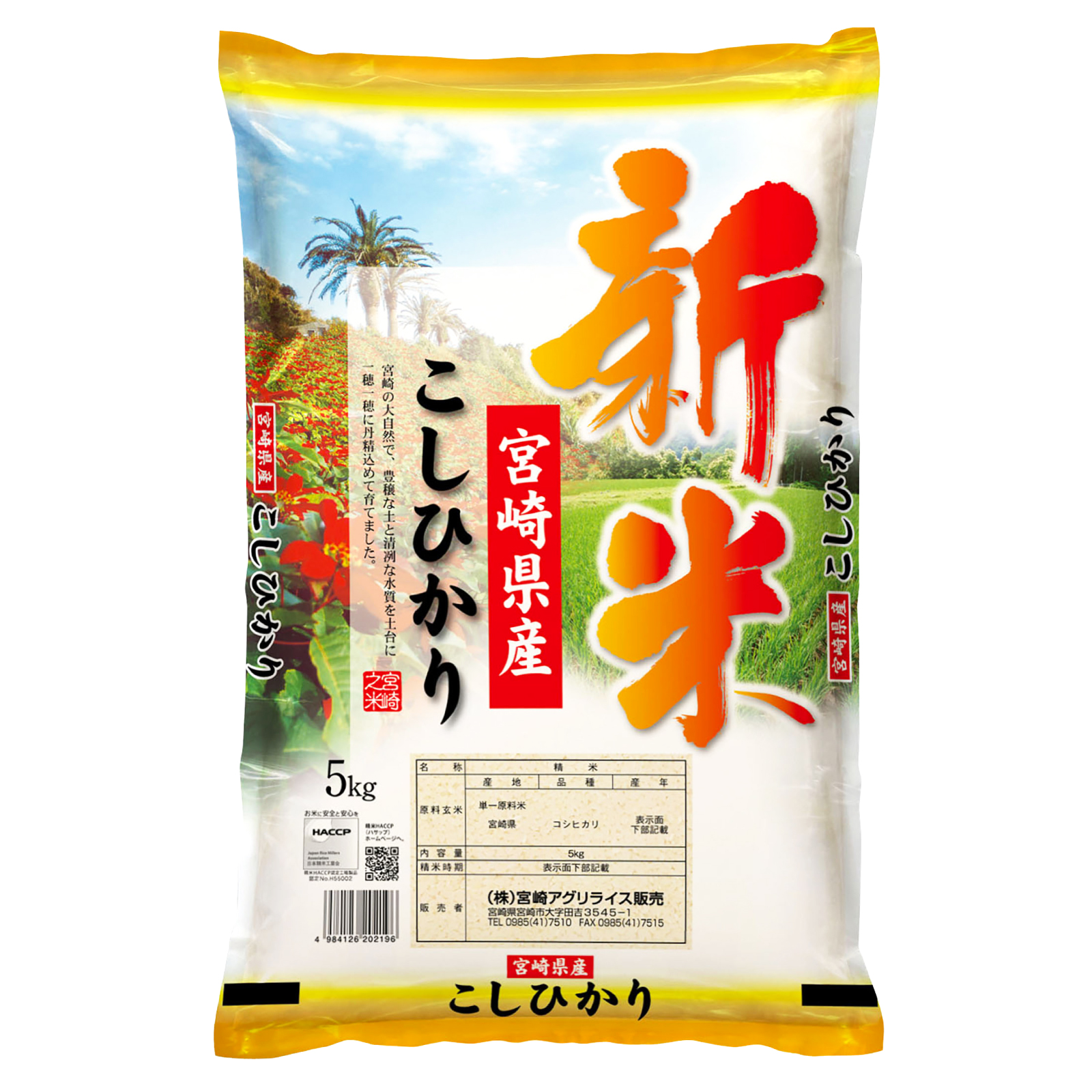 【2～7営業日以内に発送予定】《令和8年産》宮崎県産こしひかり 合計5kg(5kg×1袋)_M181-007-01-7E