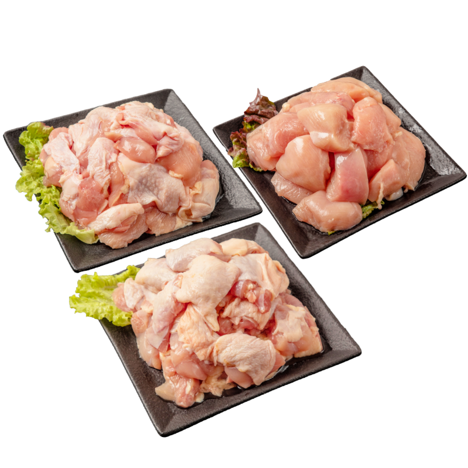 【1～2ヶ月以内に発送】宮崎県産鶏肉3種セット（総重量3キロ！）※小分け・カット済・真空冷凍_M146-003_01